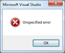 Error message